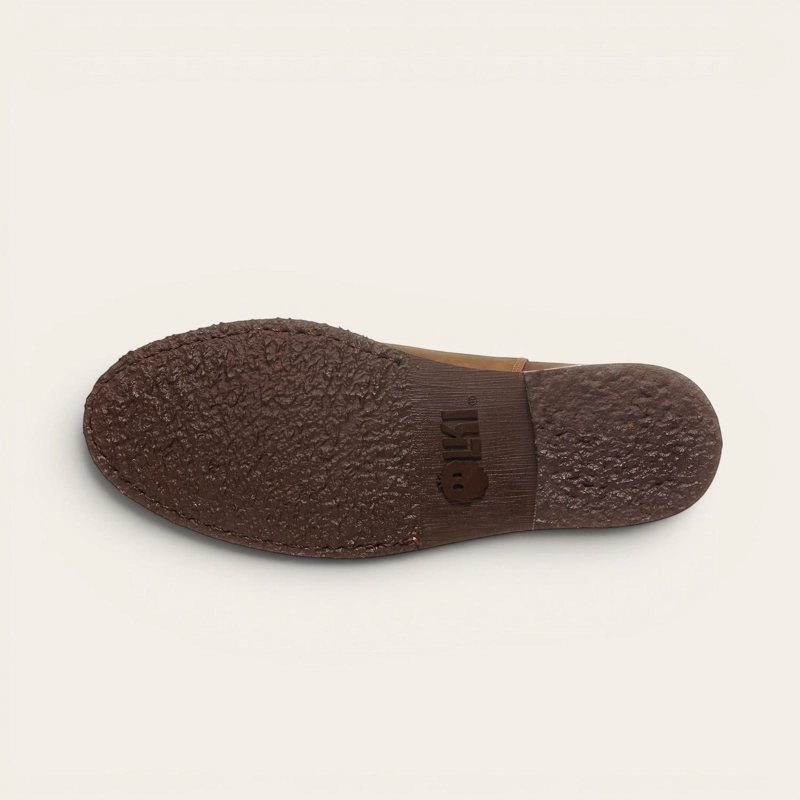 BOTIN DE CUERO CHELSEA HOMBRE TUPUNGATO OLKI - CAFE CAMEL - 6