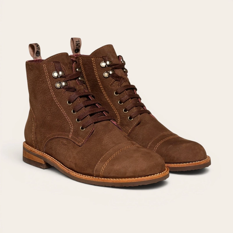 PRE ORDER - BOTIN DE CUERO CIERRE HOMBRE CHAITEN OLKI - CAFE - 1