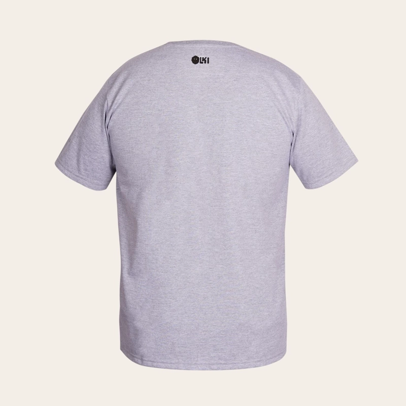 POLERA 100% ALGODON PREMIUM PERUANO PUMAHUE OLKI - GRIS - 3