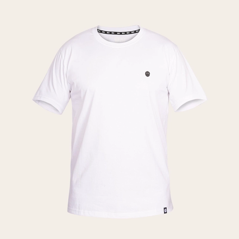 POLERA 100% ALGODON PREMIUM PERUANO PUMAHUE OLKI - BLANCO - 1