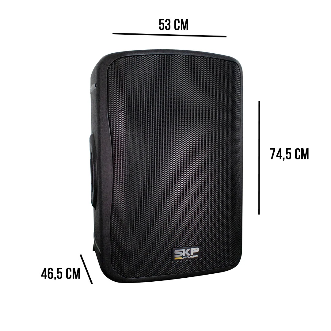 PARLANTE ACTIVO SKP SK6PX 250W + ATRIL - 6