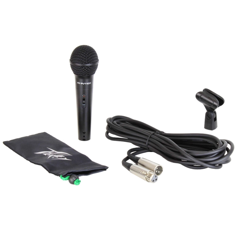 PACK MICROFONO ATRIL CABLE Y FUNDA PEAVEY PV-MSP1 XLR - 2