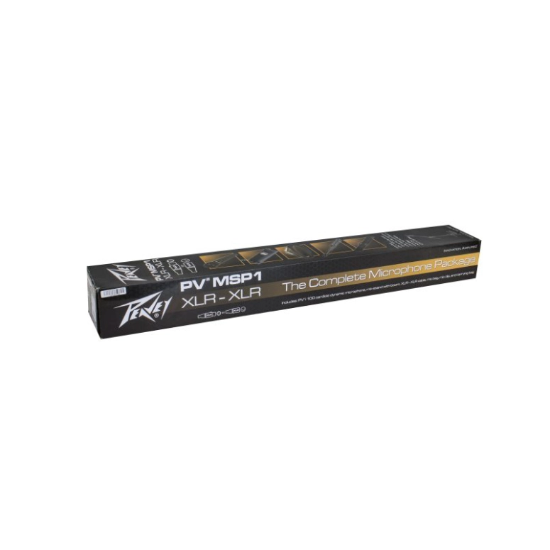 PACK MICROFONO ATRIL CABLE Y FUNDA PEAVEY PV-MSP1 XLR - 3