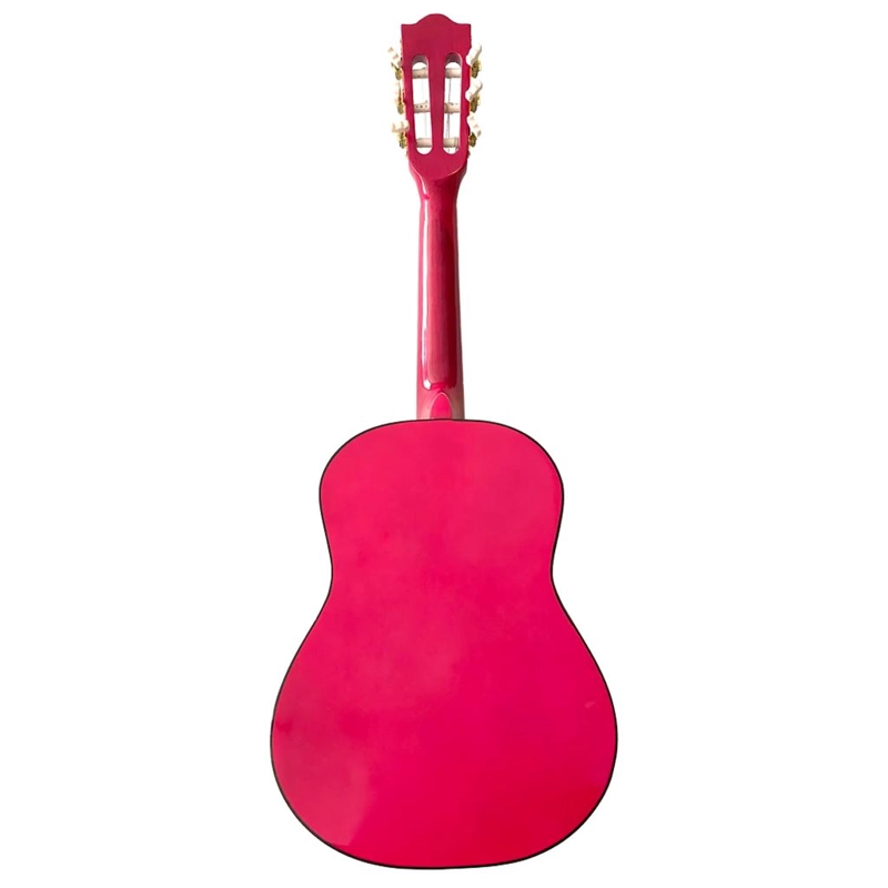 GUITARRA ACUSTICA ROSA CON FUNDA PARA NIÑO MERCURY MCG 30PK - 3