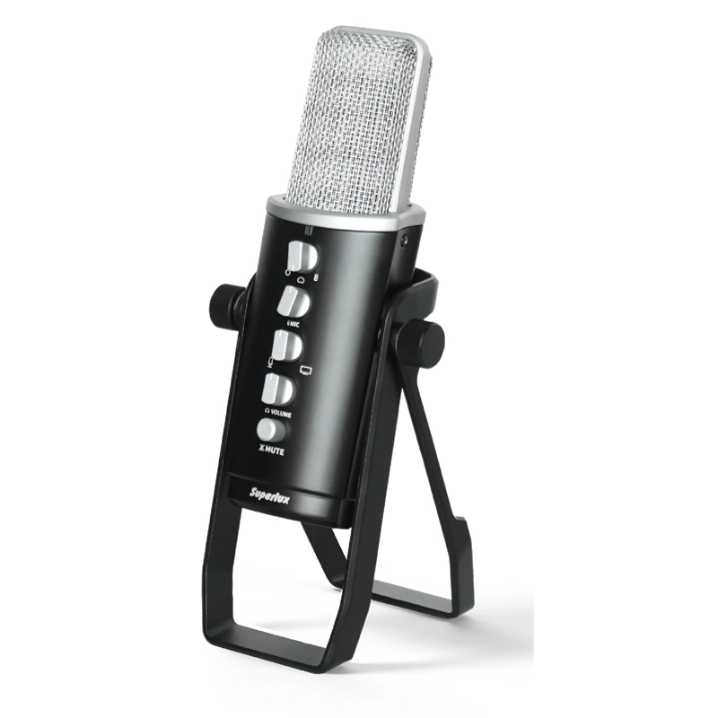 MICROFONO USB DE CONDENSADOR MULTIPATRON SUPERLUX E431U - 1