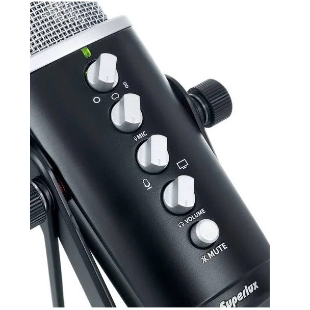 MICROFONO USB DE CONDENSADOR MULTIPATRON SUPERLUX E431U - 3