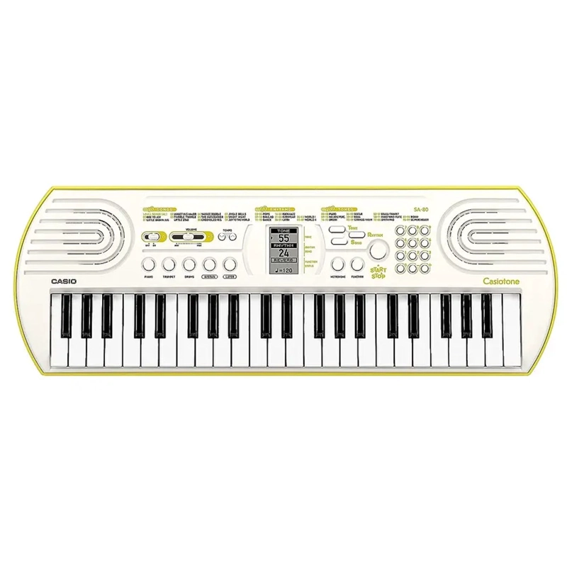 TECLADO DIGITAL 44 TECLAS BLANCO CASIO SA 80 H2 - 1