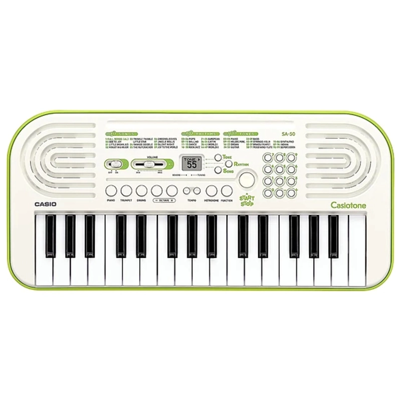 MINI TECLADO DIGITAL 32 TECLAS BLANCO CASIO SA-50 - 1