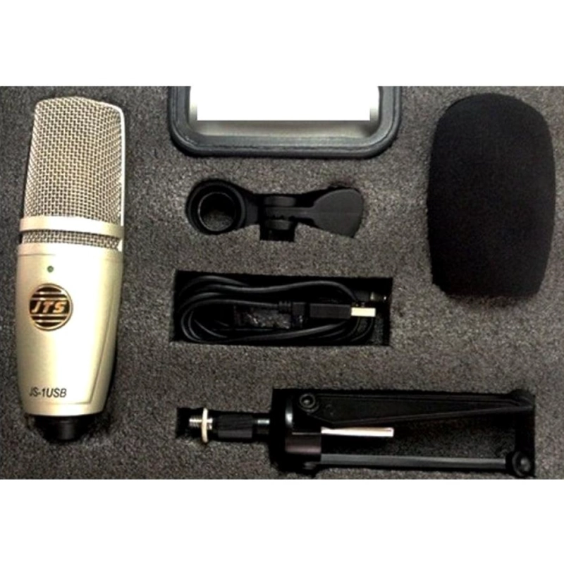 MICROFONO CONDENSADOR HOME STUDIO PROFESIONAL JTS JS -1USB - 2