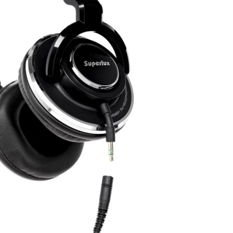 AUDIFONOS OVER EAR PARA DJ SUPERLUX HD 631 - 3