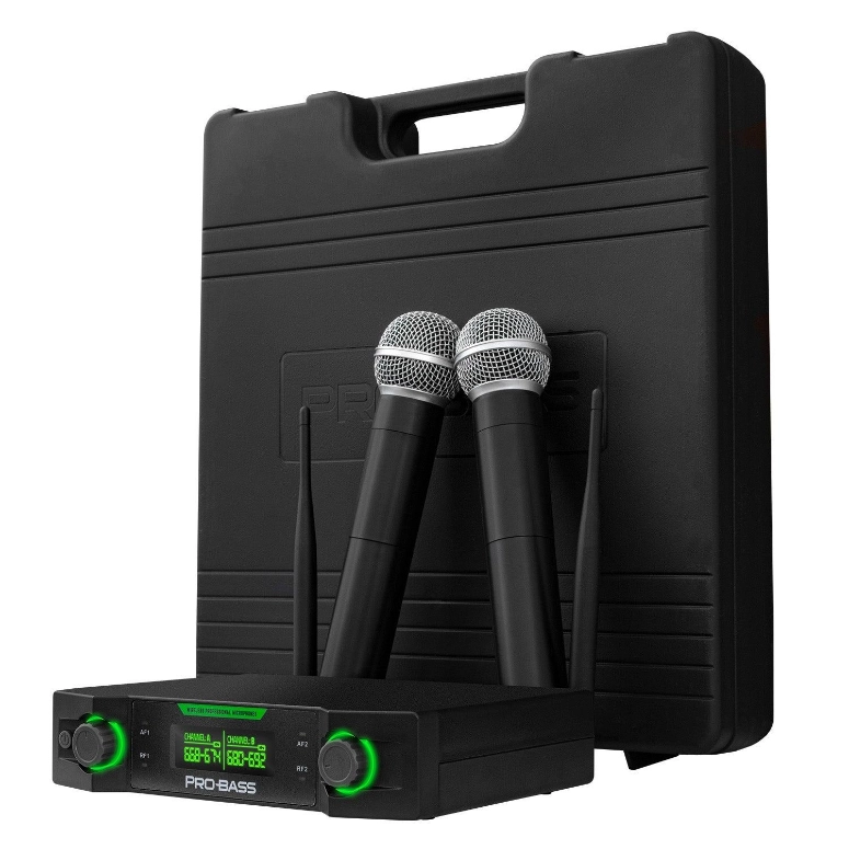 MICROFONOS INALAMBRICOS PROBASS UF-224 - 2