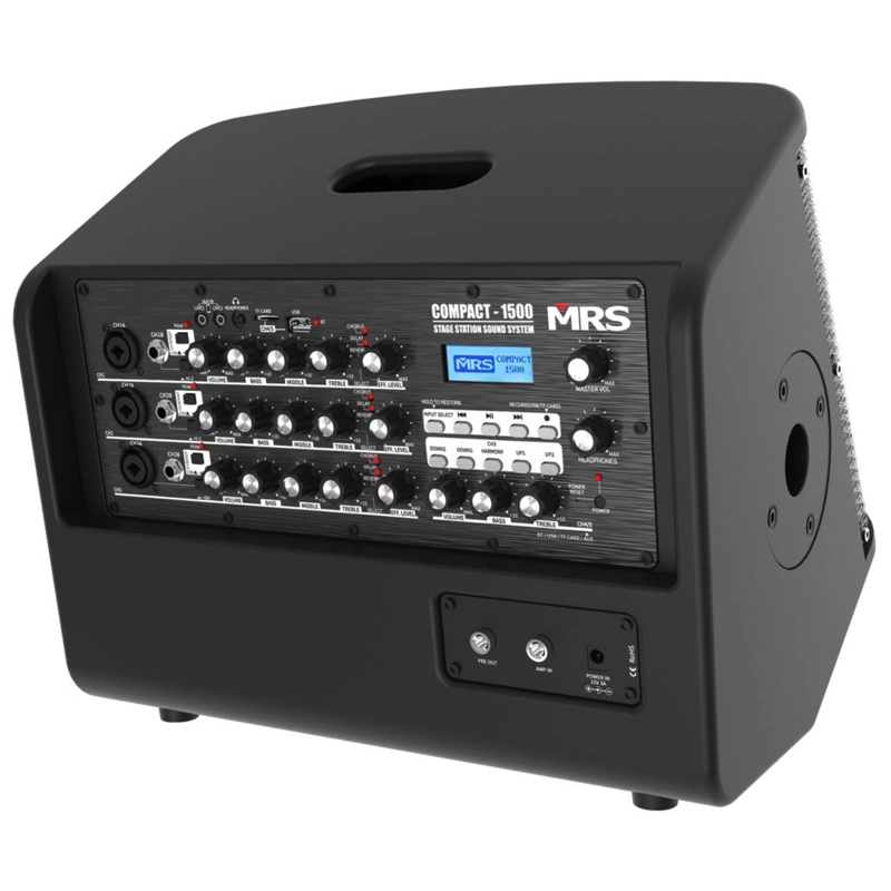 PARLANTE ACTIVO PORTATIL 120W RMS MRS COMPACT 1500 - 2