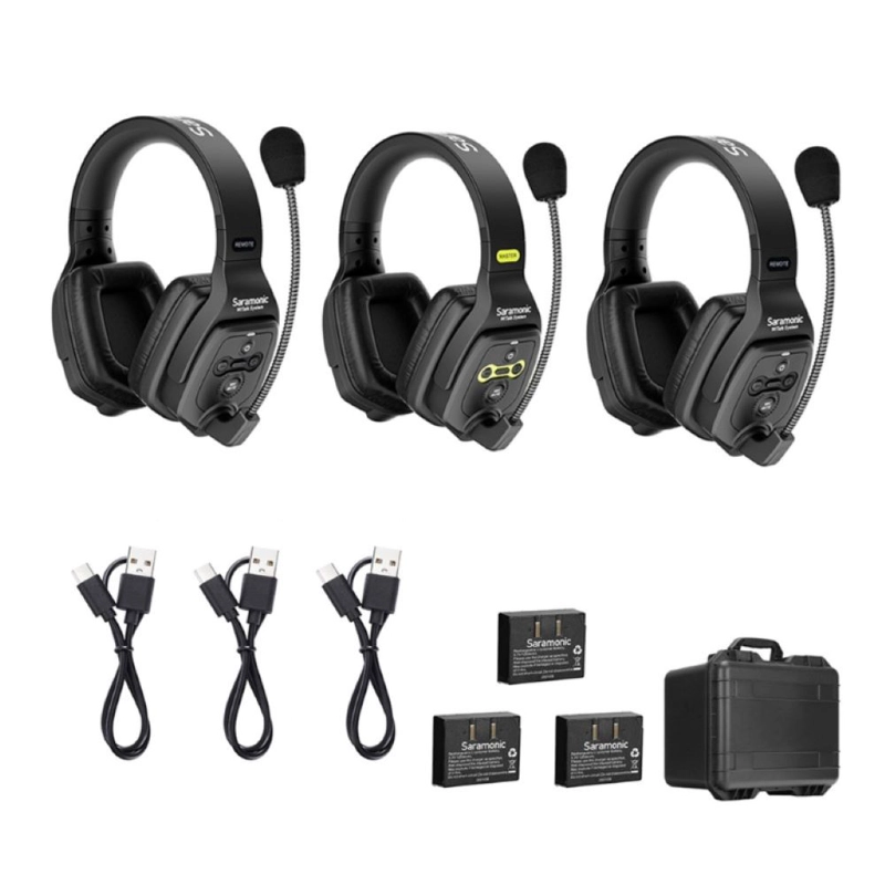 SISTEMA DE INTERCOMUNICACION INALAMBRICO SARAMONIC WITALK WT3S - 3