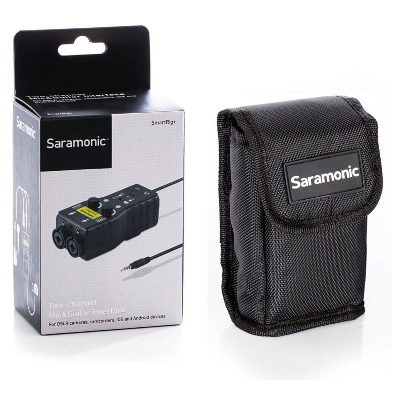 ADAPTADOR MEZCLADOR DE AUDIO SARAMONIC SMART RIG+ - 5