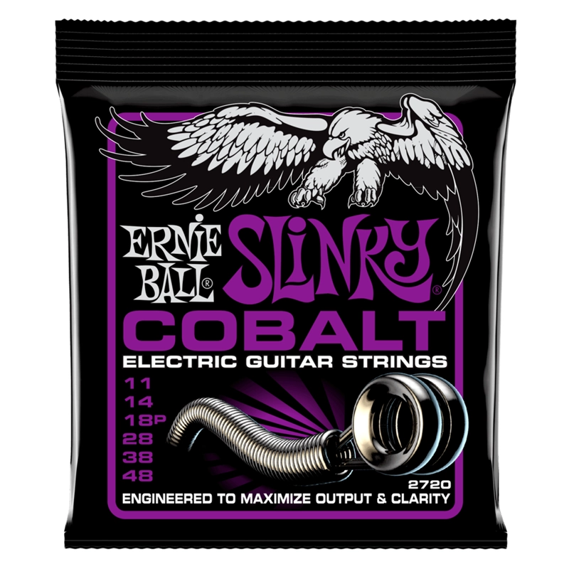 SET 6 CUERDAS GUITARRA ELECTRICA ERNIE BALL SLINKY COBALT - 1