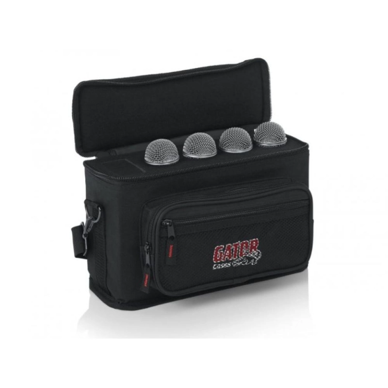 BOLSO ACOLCHADO PARA 4 MICROFONOS GATOR GM 4 - 1