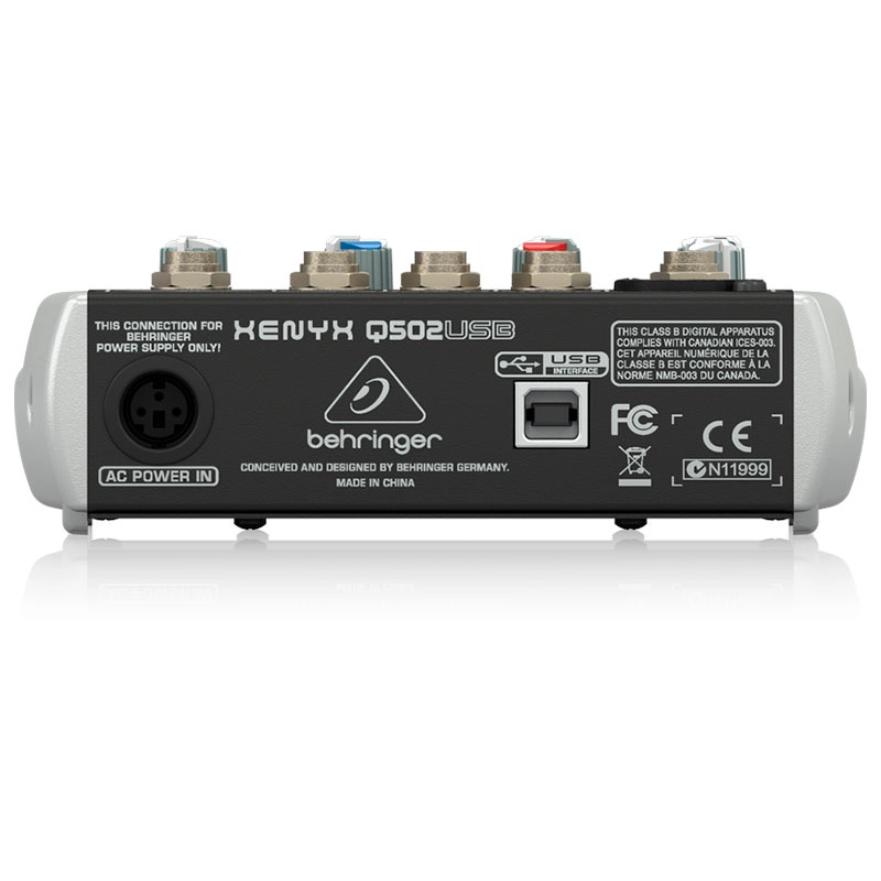 MEZCLADOR CON INTERFAZ BERINGER XENYX Q502 USB - 2