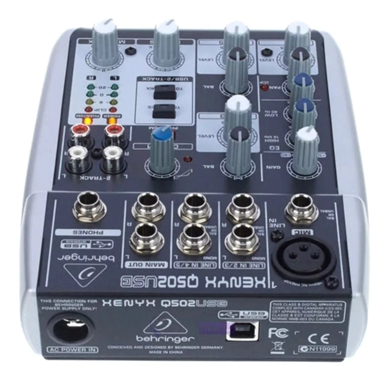 MEZCLADOR CON INTERFAZ BERINGER XENYX Q502 USB - 3