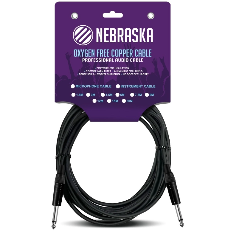 CABLE PARA INSTRUMENTOS 3 METROS NEBRASKA GJJ-3 - 1