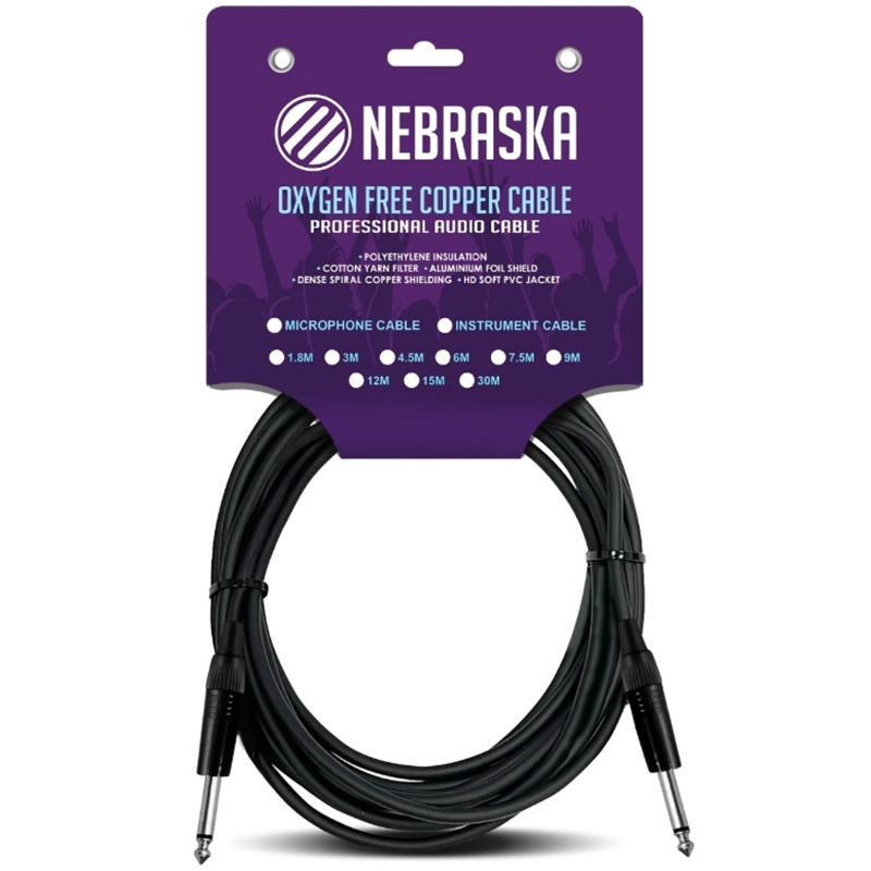 CABLE PARA INSTRUMENTOS 6 METROS NEBRASKA GJJ-6 - 1