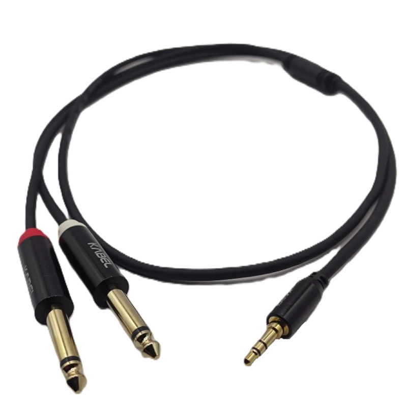 CABLE KABEL DE 1 METRO MINI PLUG A 2 PLUG  KMC-1 - 2