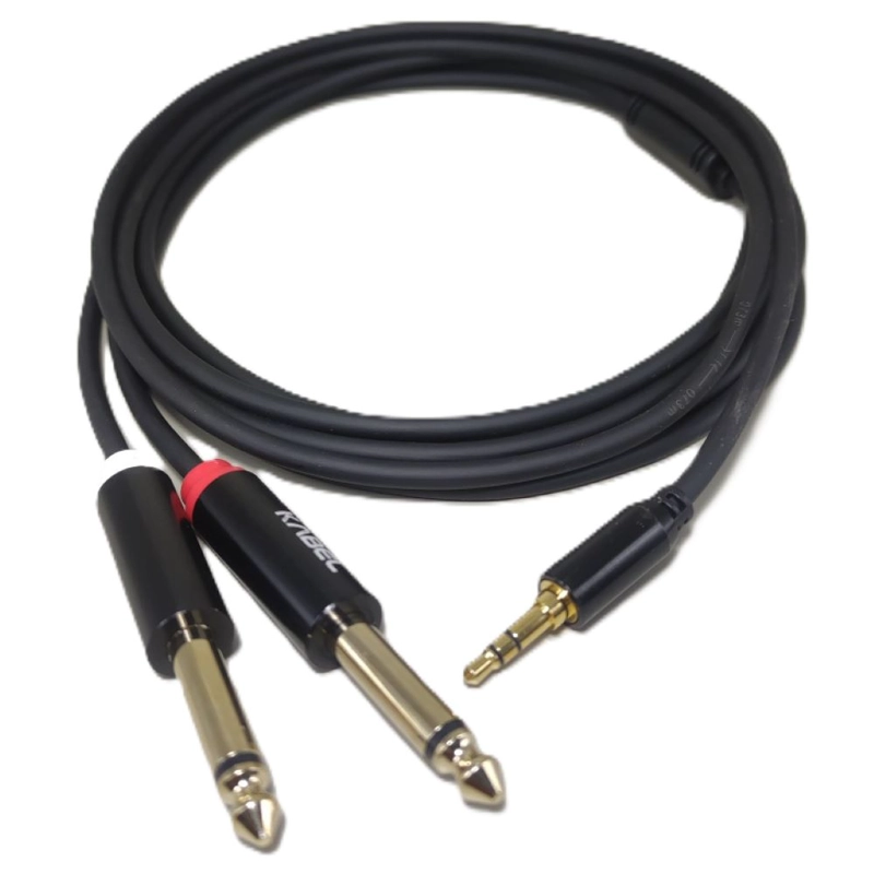 CABLE KABEL DE 3 METROS MINI PLUG A 2 PLUG  KMC-3 - 2