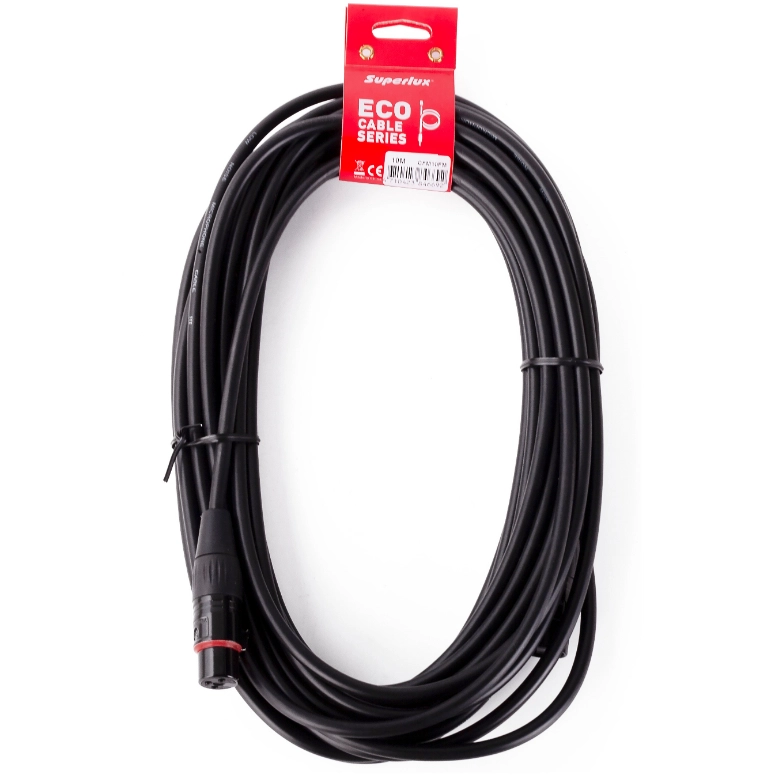 CABLE PARA MICROFONO 10 METROS SUPERLUX CFM 10M - 1