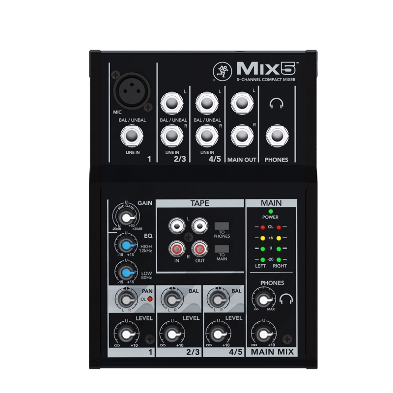 MIXER DE 5 COANALES MACKIE MIX 5 - 3