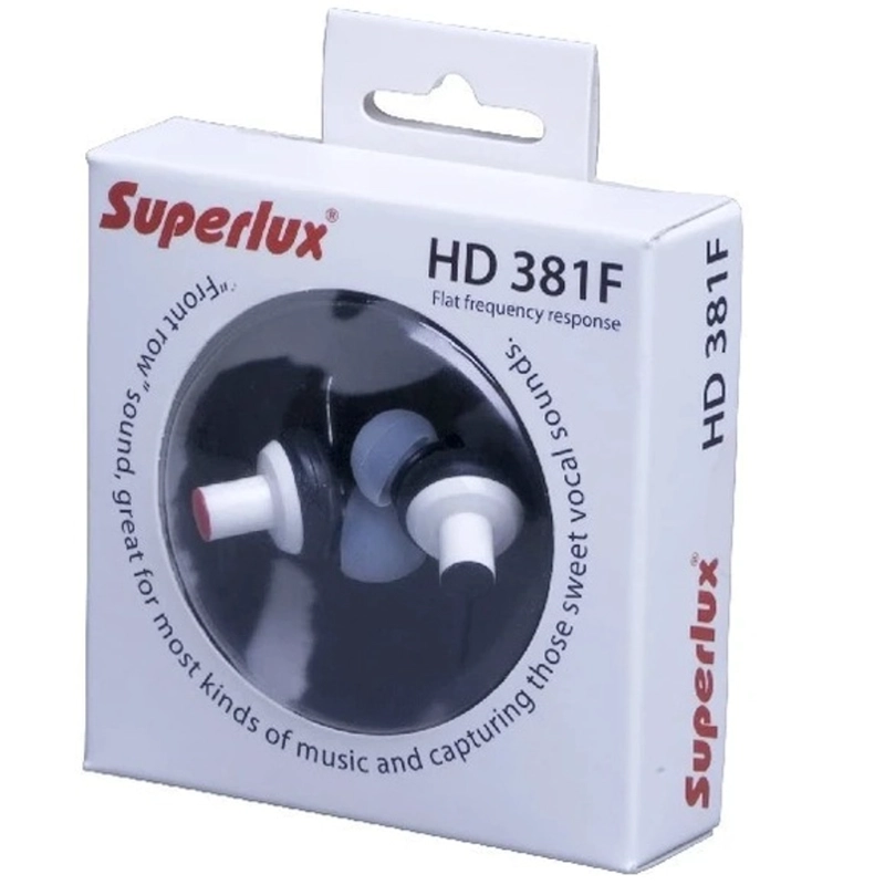 AUDIFONOS IN EAR MANOS LIBRES SUPERLUX HD 381 F - 3