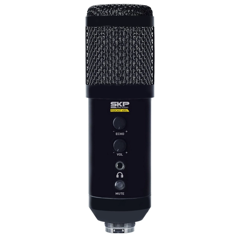 MICROFONO CONDENSADOR PARA PODCAST SKP PODCAST 400U - 1