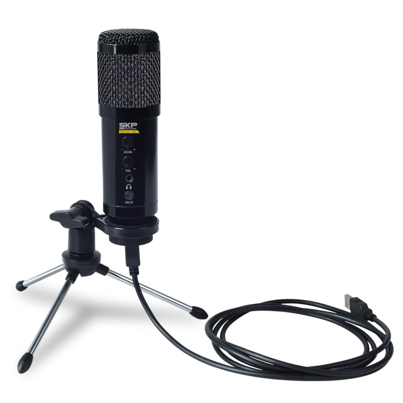 MICROFONO CONDENSADOR PARA PODCAST SKP PODCAST 400U - 2