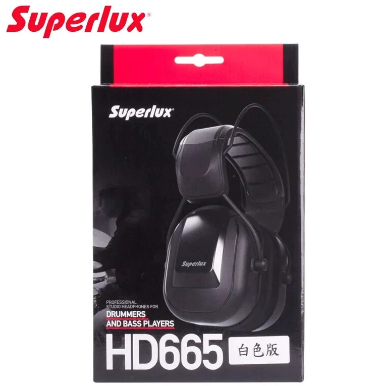 FONOS DE ESTUDIO PARA BATERISTAS Y BAJISTAS SUPERLUX HD665 - 3