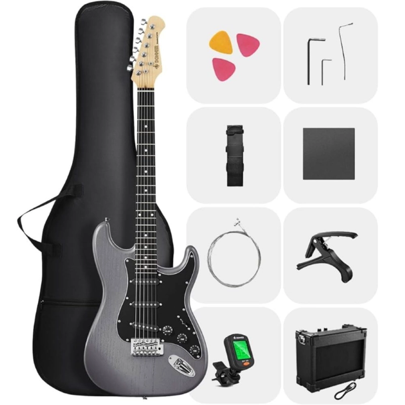PACK DE GUITARRA ELECTRICA DONNER DST-80 MATTON BLACK - 1