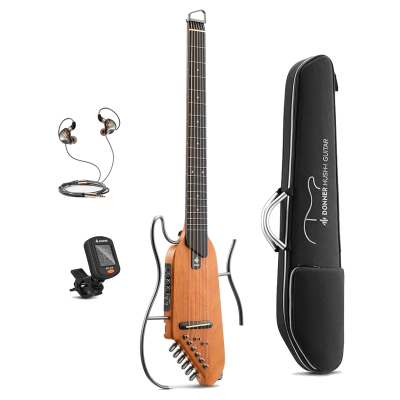 GUITARRA ELE CTRICA ULTRA LIGERA DONNER HUSH-I C - 1
