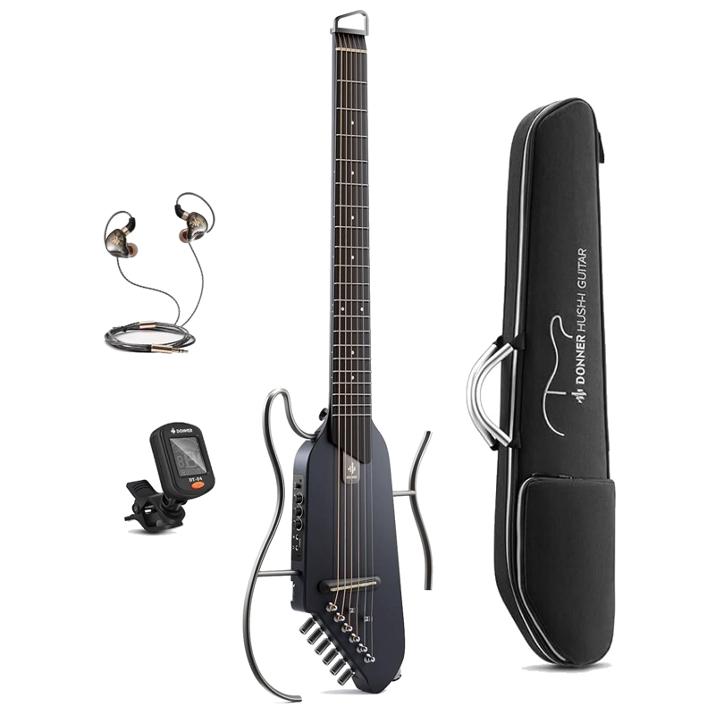 GUITARRA ELE CTRICA ULTRA LIGERA DONNER HUSH-I N - 1