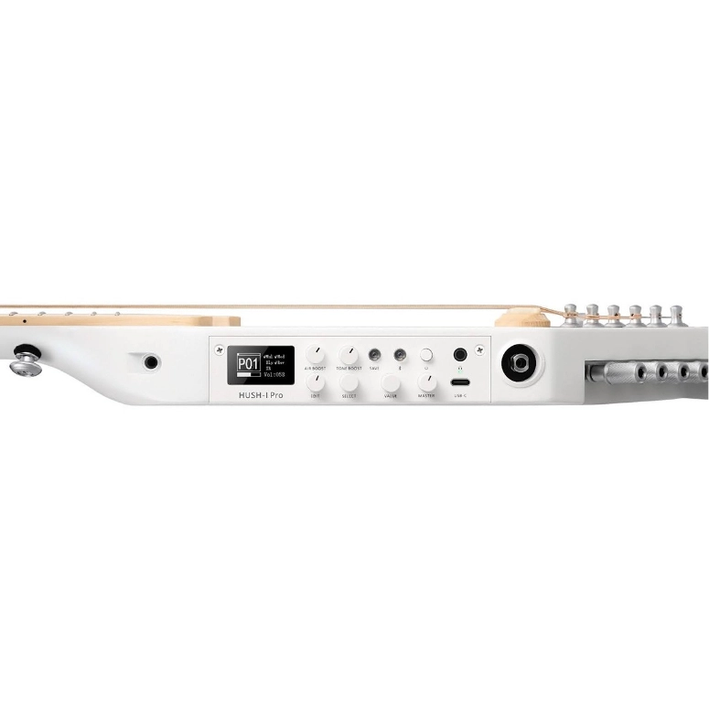GUITARRA ELE CTRICA ULTRA LIGERA DONNER HUSH-I PRO WH - 3