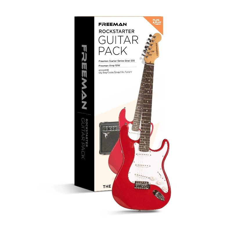 PACK DE GUITARRA FREEMAN ROCK STARTER RD - 3