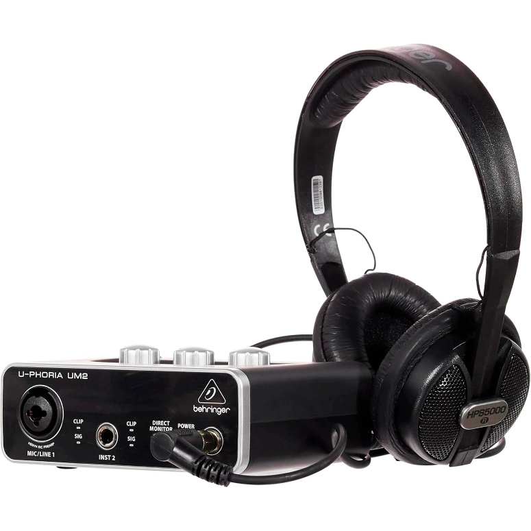 PACK DE GRABACION DE ESTUDIO BEHRINGER U-PHORIA STUDIO - 2