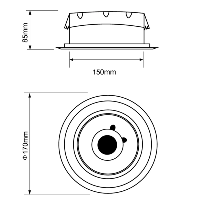 KIT 4 PARLANTES DE TECHO SKP INSTALL KIT 4 - 5