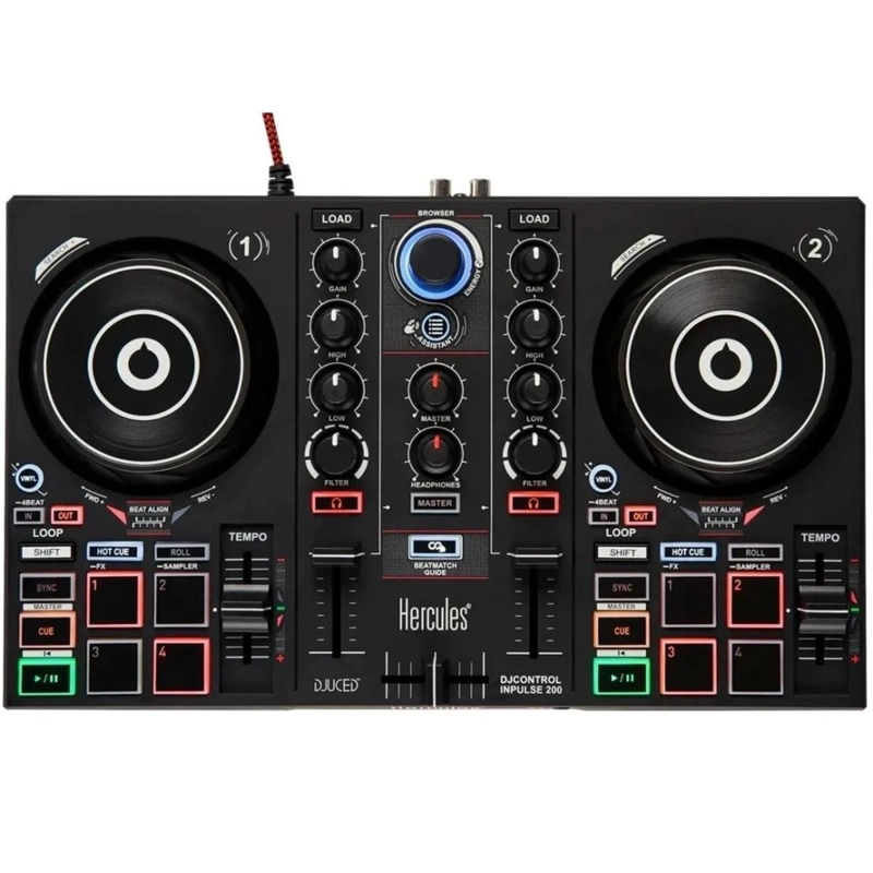 CONTROLADOR DE DJ HERCULES IMPULSE 200 - 1
