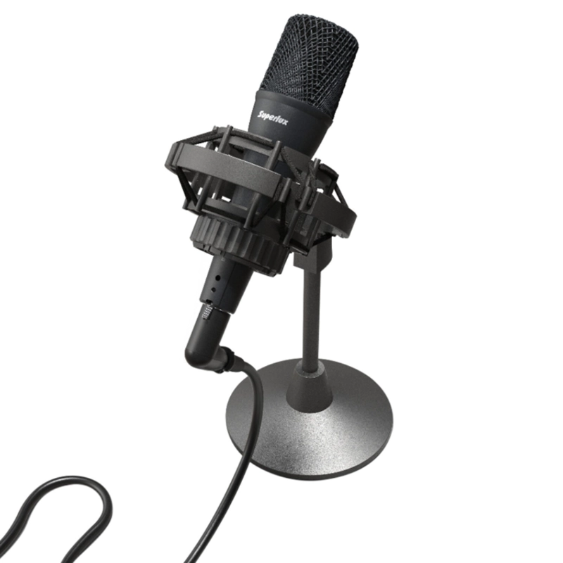 MICROFONO VOCAL DINAMICO PARA PODCAST SUPERLUX D 108 MKII - 2