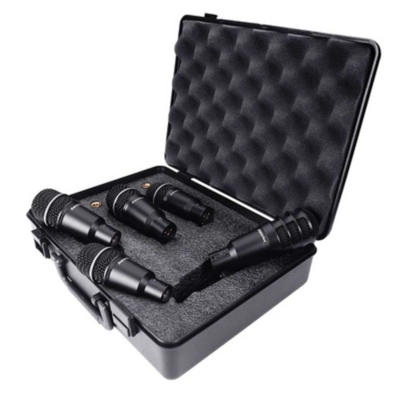 KIT 5 MICROFONOS DINAMICOS PARA BATERIA SUPERLUX DRKA 5 - 2