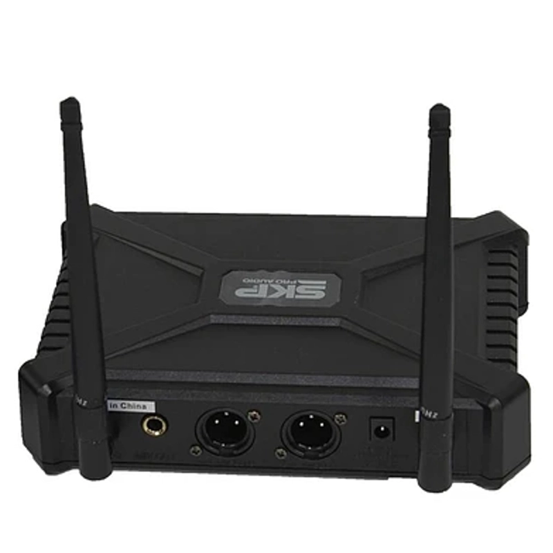 PACK 2 MICROFONOS DINAMICOS INALAMBRICOS SKP UHF 300D - 4
