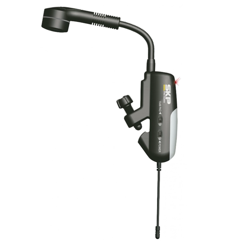 MICROFONO INALAMBRICO DE PINZA PARA SAXO SKP UHF 4000G - 1