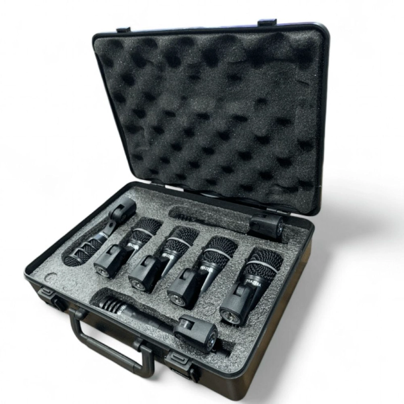 SET DE 7 MICROFONOS PARA BATERIA SUPERLUX DRKA5C2 - 3