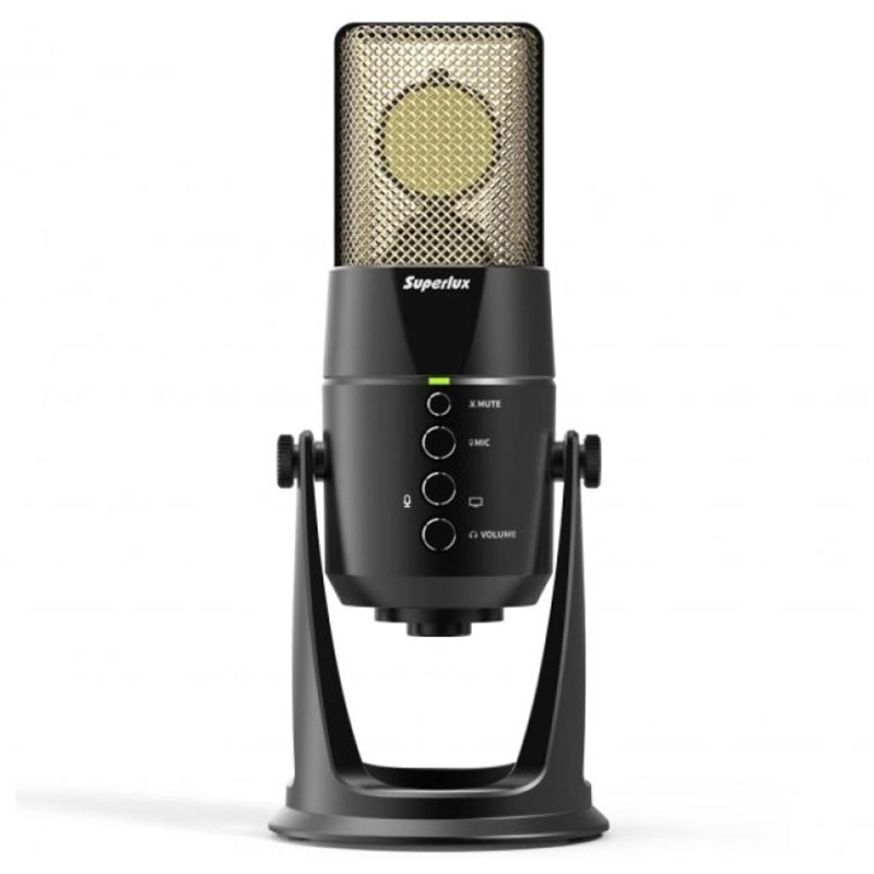 MICROFONO USB DE GRABACION MULTI-DIRECCIONAL SUPERLUX L 401U - 1