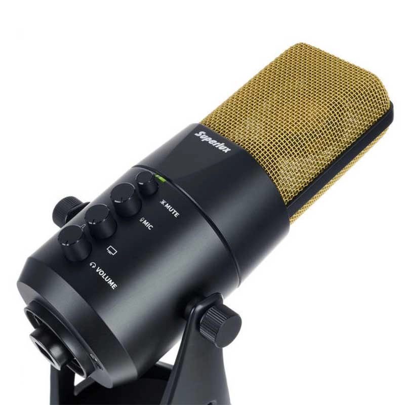 MICROFONO USB DE GRABACION MULTI-DIRECCIONAL SUPERLUX L 401U - 2