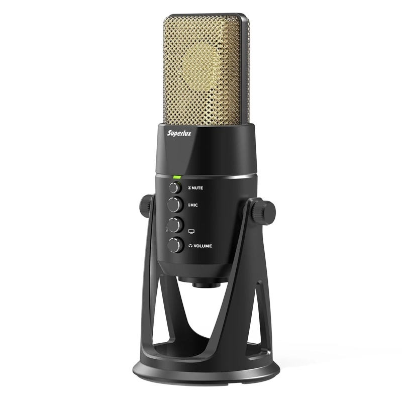MICROFONO USB DE GRABACION MULTI-DIRECCIONAL SUPERLUX L 401U - 3