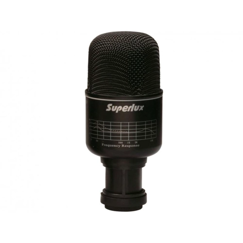 MICROFONO DINAMICO PARA PERCUSION SUPERLUX PRA 218B - 1
