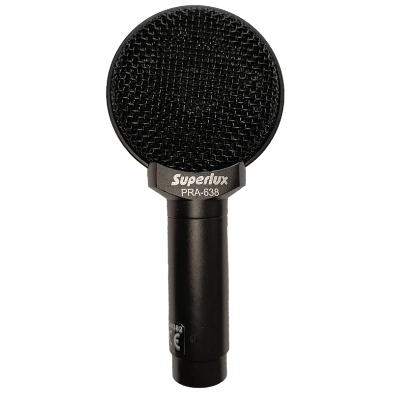 MICROFONO CONDENSADOR PARA INSTRUMENTO SUPERLUX PRA 638 - 2